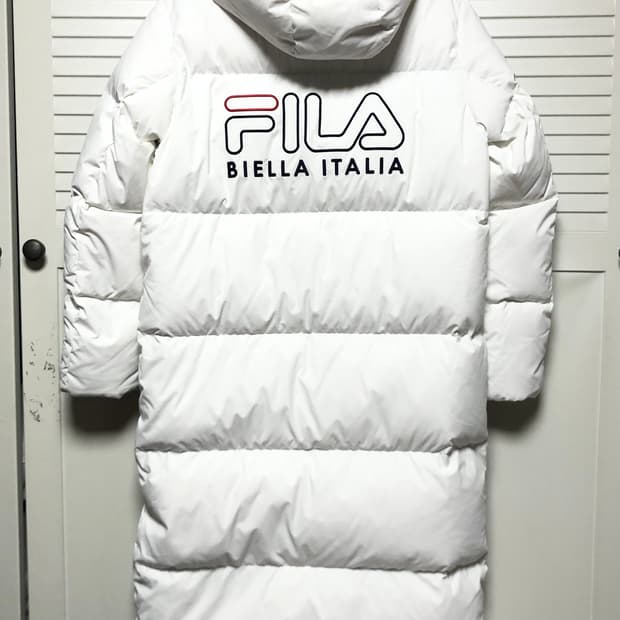 필라 롱패딩 거의새거 남여공용 구스다운 패딩 자켓