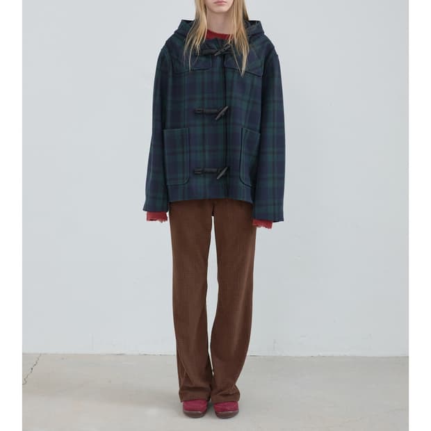 후디 더플 코트