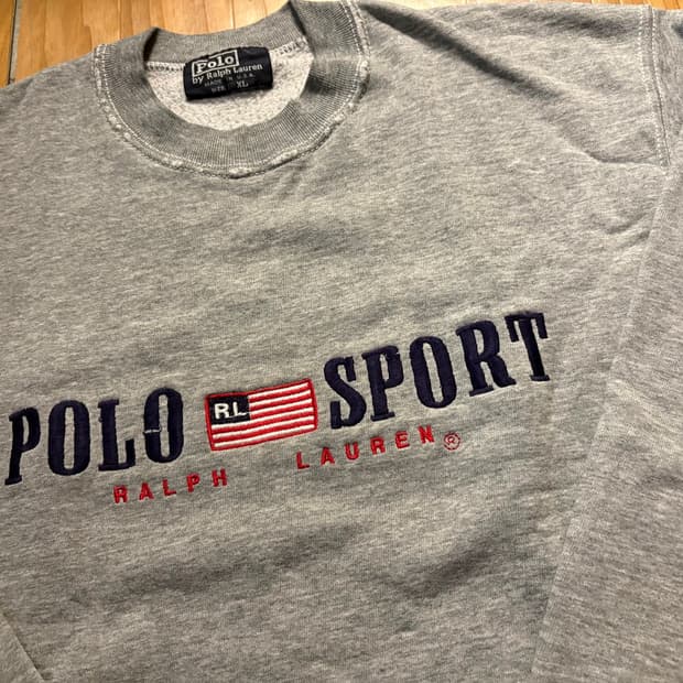 made in usa vtg polo sport 스웻셔츠 xl