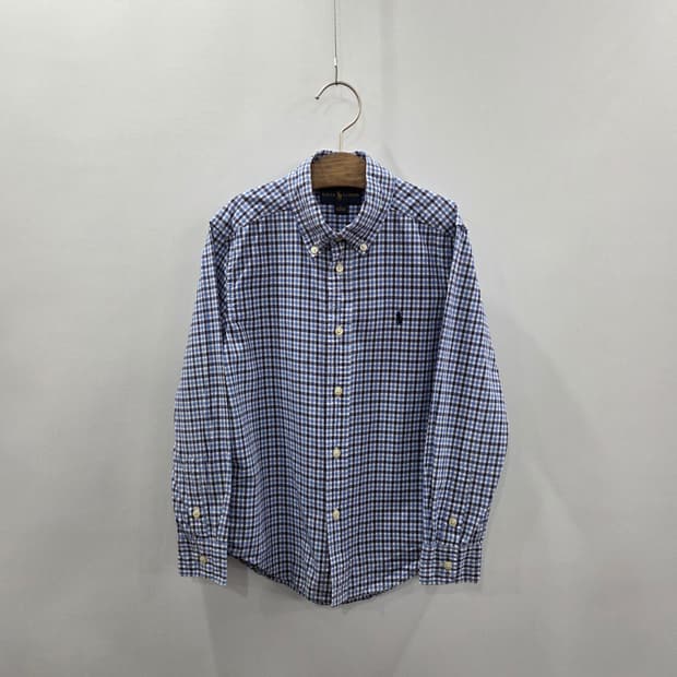 폴로랄프로렌 키즈 버튼다운 체크셔츠 6 