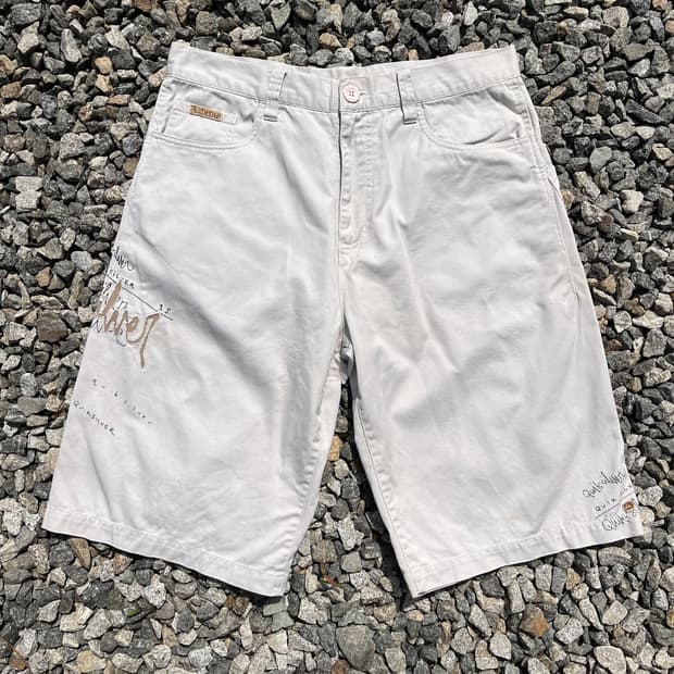 퀵실버(Quiksilver) 자수 로고 빈티지 팬츠 (실측확인)