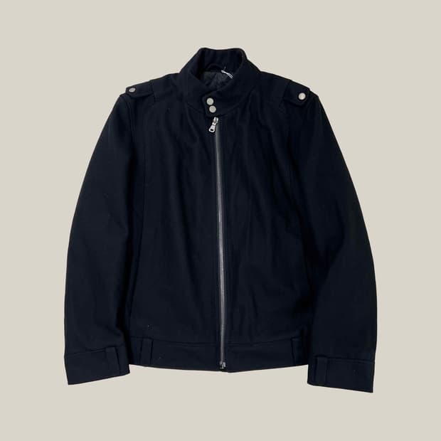 휴고보스 울 집업 자켓 