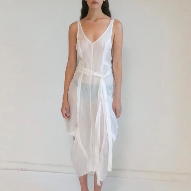 edward cuming white dress