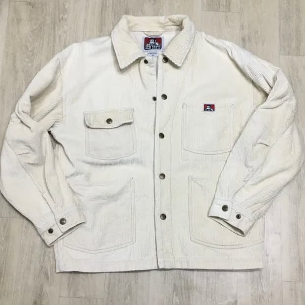 [벤 데이비스] 아이보리 코듀로이 자켓 M