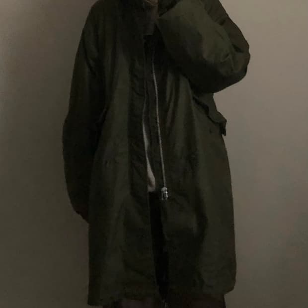 오리지널 M-65 피쉬테일 은지퍼 개파카