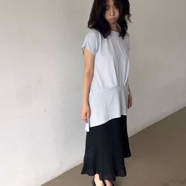 Japanese Vintage 앤틱 스커트 (블랙)