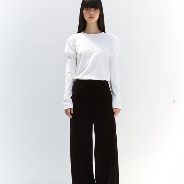 버뮬라 BALLOON LAYERED TEE WHITE / FREE