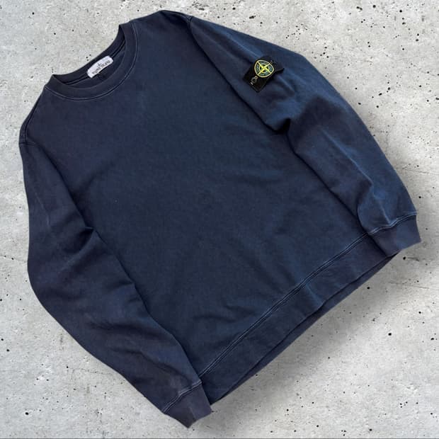 [XL] 19ss 스톤아일랜드 네이비 맨투맨 롱슬리브 C22