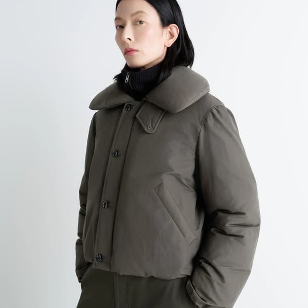 [36]르메르 25fw 숏 푸퍼 패딩/다크 에스프레소