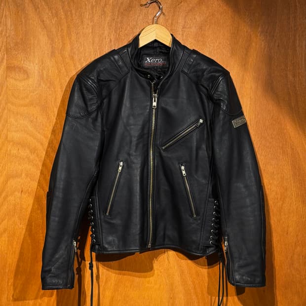 Xero 헤비 카우레더 라이더 자켓 L 카페레이서