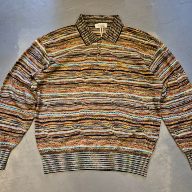 90s MISSONI collar knit