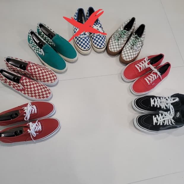[SIZE 280] 내 발끝의 클래식, 반스(VANS) 아카이브 6종일괄