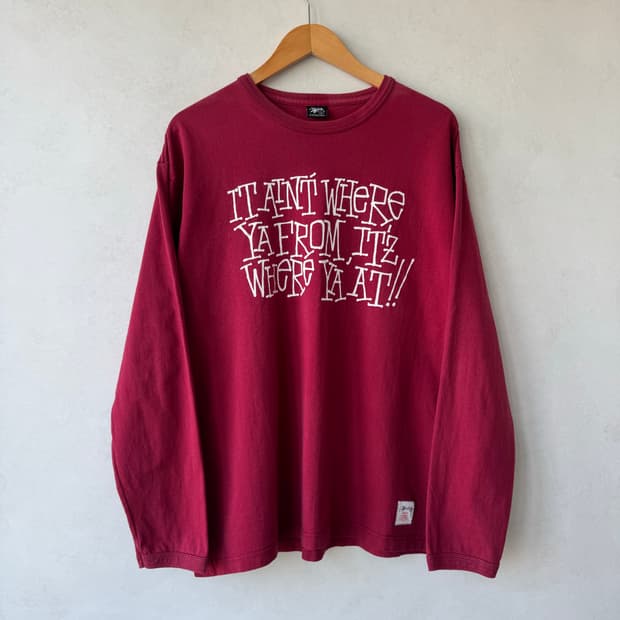 00s 스투시 롱슬리브