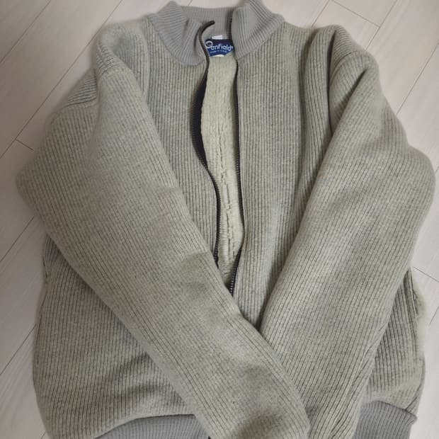 펜필드 니트집업 M