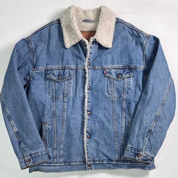 96s 리바이스 USA 쉐르파 데님 자켓  
