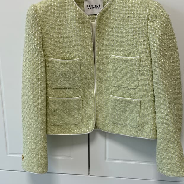 [김고은착용] WMM 으므므 멜론 트위드 자켓