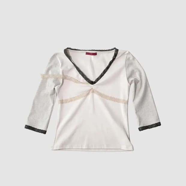 인앤양인하모니 레이스 티셔츠