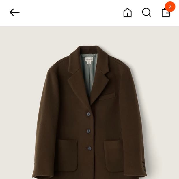 시엔느 sentier wool jacket