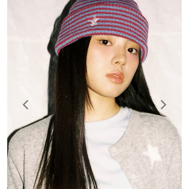 웹하우스 스트라이프 비니