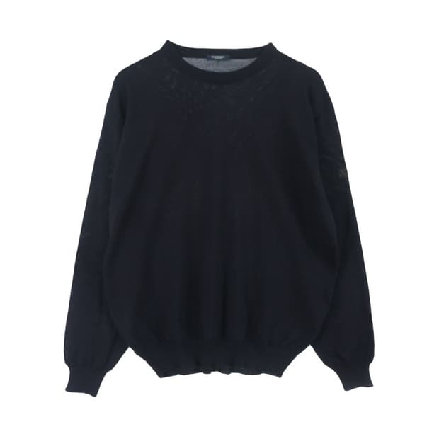 버버리 XL 울 100% 패치 로고 니트