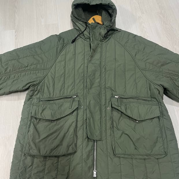 유니폼브릿지 퀼팅 파카 올리브 XL