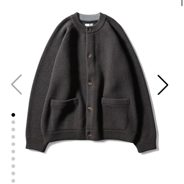 홀리선 Annette Superfine 가디건 올리브색상 M