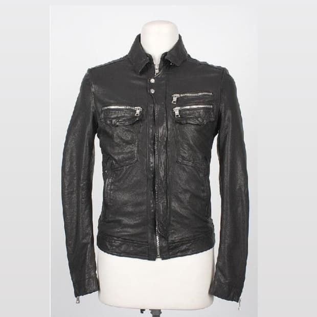 (구매글) 시스템옴므 가죽자켓 바이커