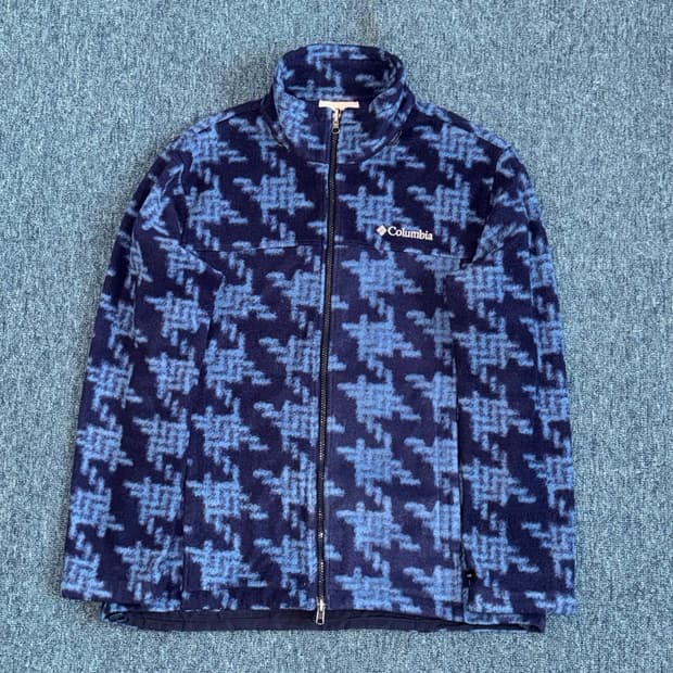 컬럼비아 하운드투스 패턴 플리스 후리스 L