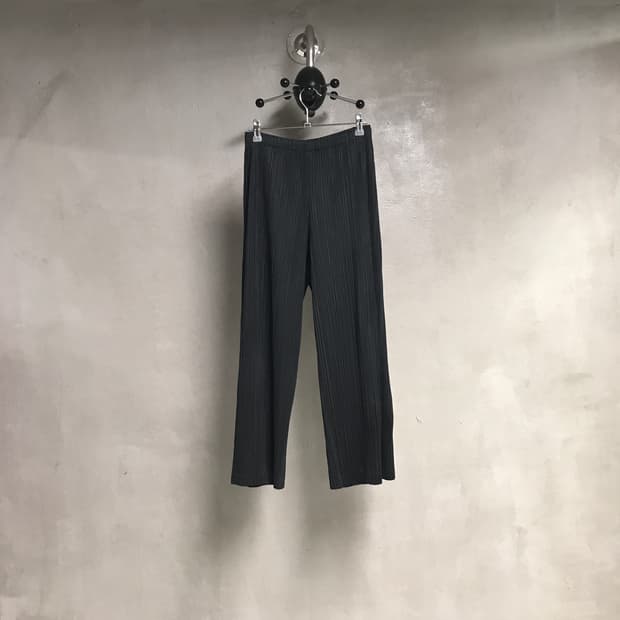 이세이 미야케 플리츠 플리즈 팬츠 블랙 0(W) 