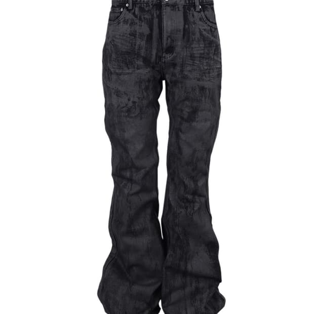 어웬드 플레어 헤비 왁스 데님 진