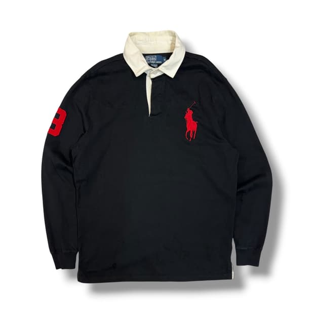 랄프로렌 폴로 럭비 카라 티셔츠 (M)  