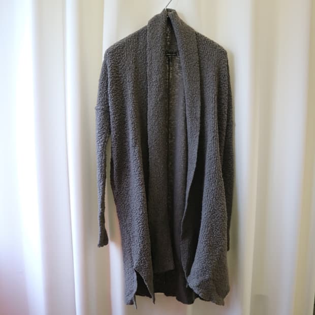James Perse wool open cardigan