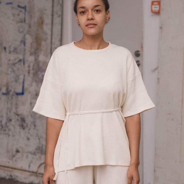 새상품) baserange shaw tee S 베이스레인지 반팔 티