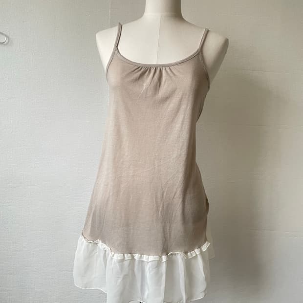 Fortune Cookie Beige Lace Sleeveless