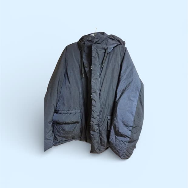 테아토라 수베니어 헌터 에바포드 메탈릭 네이비 패딩 4사이즈