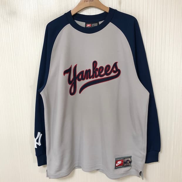 MLB 나이키 쿠퍼스타운컬렉션 뉴욕양키스 레트로티셔츠 M #8 요기 베라