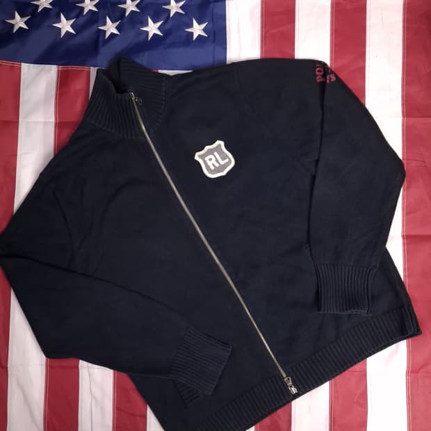 오리지날 랄프로렌폴로 진스 코튼 집업 가디건