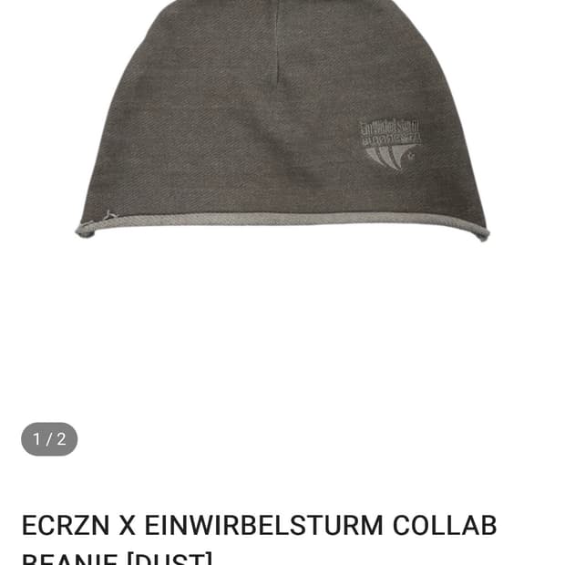 ECRZN X EINWIRBELSTURM COLLAB BEANIE