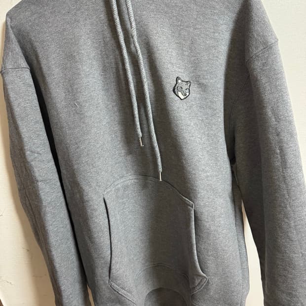 메종키츠네 폭스헤드 후드티m(새상품)