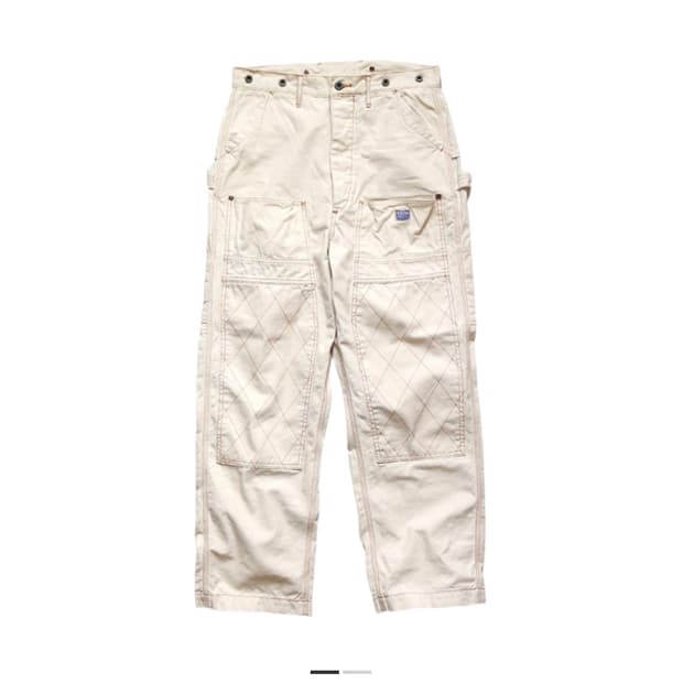 캐피탈 씬 캔버스 럼버 팬츠 키나리 0사이즈