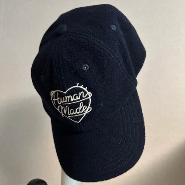 Human Made 6-panel wool cap navy