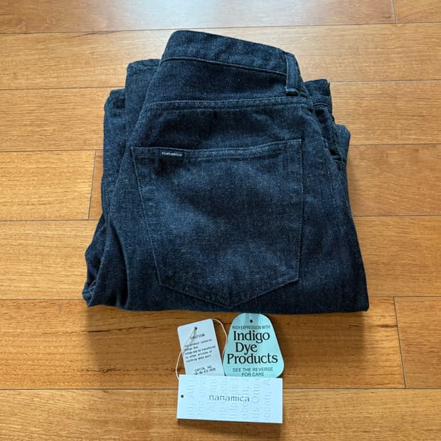 [30] 나나미카 5포켓 스트레이트 데님 팬츠 인디고