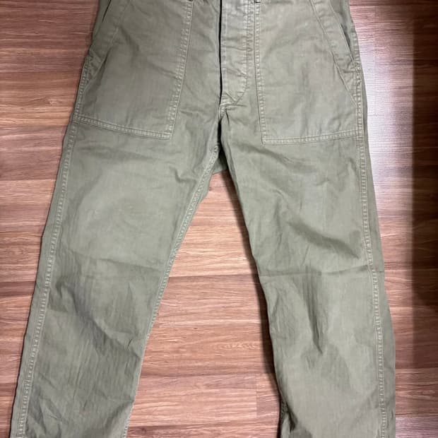 RRL 더블알엘 헤링본 퍼티그 팬츠 30x30