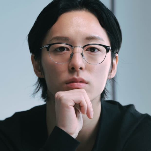 스틸 하은테 안경 연예인 남자 하금테 메탈 실버