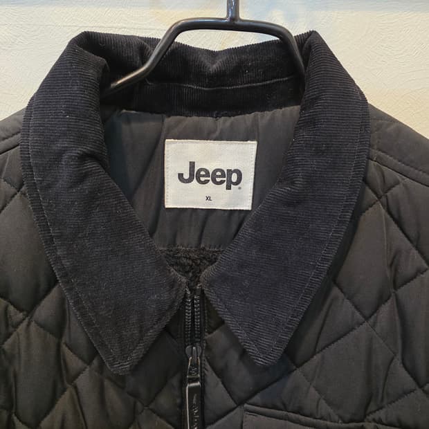 Jeep 블랙 퀼팅 자켓 XL사이즈