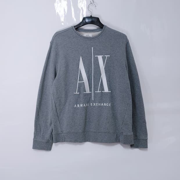 ARMANI EXCHANGE 아르마니 익스체인지 아이콘 그레이 맨투맨
