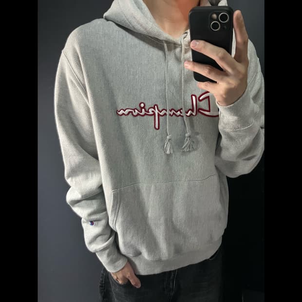 CHAMPION 챔피온 리버스위브 후드티