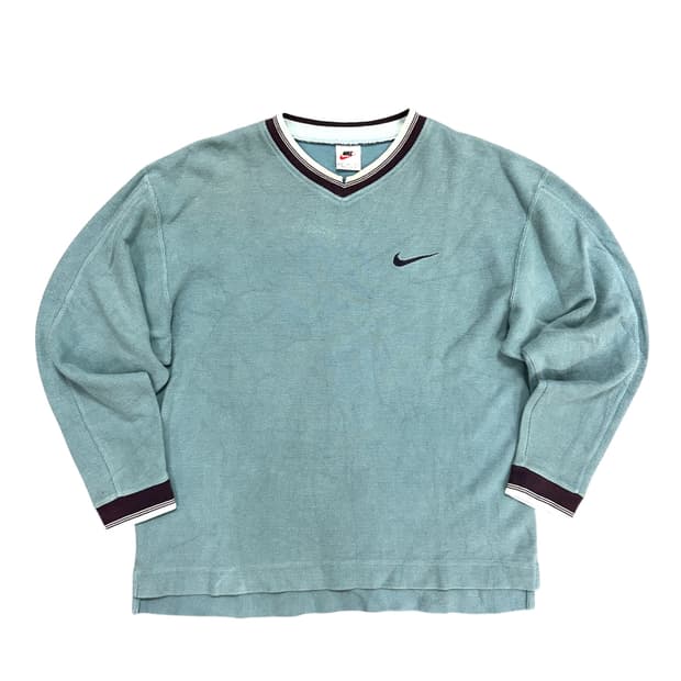 나이키 올드스쿨 브이넥 코튼 니트(M)