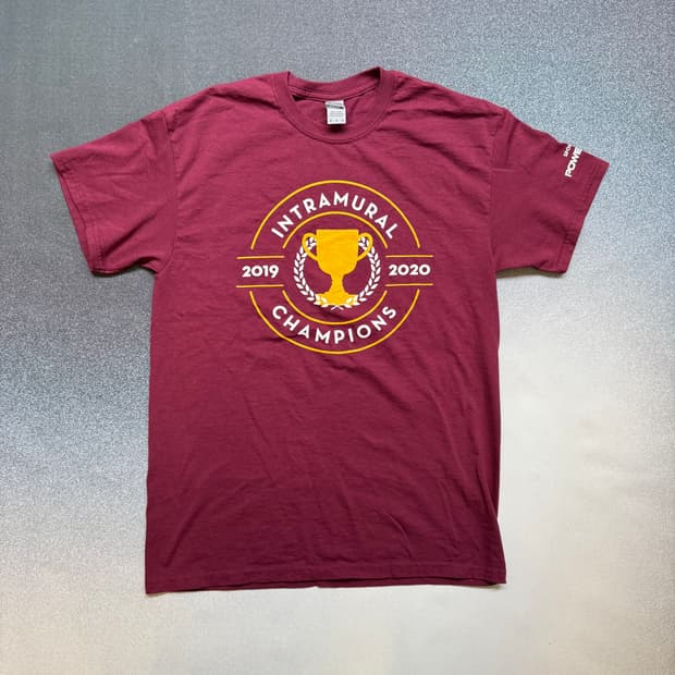 GILDAN Intramural Champions 우승 기념 그래픽 반팔