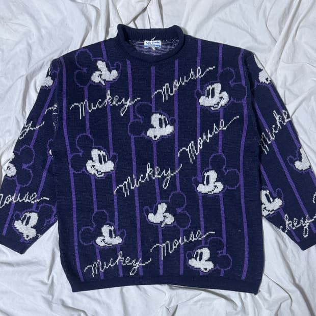 디즈니 미키마우스 니트
